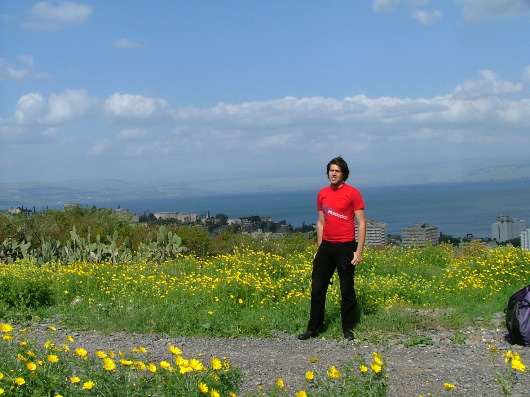 Henning vor dem Kinneret
