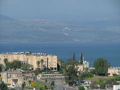 Tiberias, Blick Richtung Capernaum