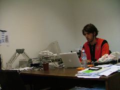 Henning im B&uuml;ro