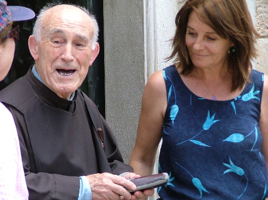 M&ouml;nch vor Stella Maris, Haifa