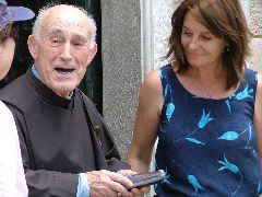 M&ouml;nch vor Stella Maris, Haifa