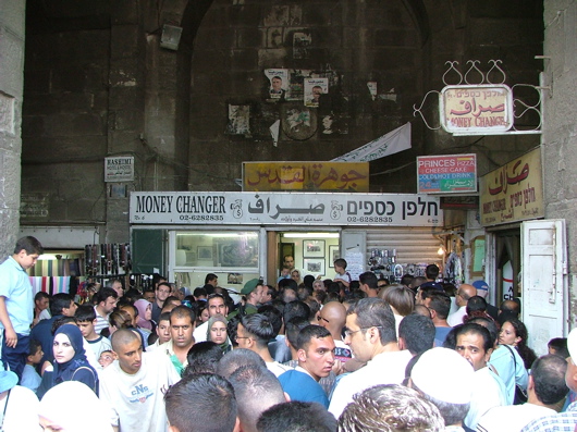 Jehes Gedr&auml;nge unter dem Damaskustor