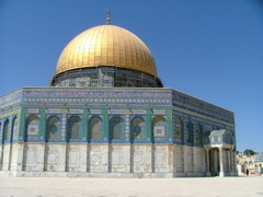 Felsendom vom Tempelberg aus