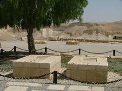 Die Gräber von Paula und David Ben-Gurion