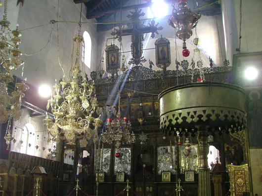 Highlight f&uuml;r christliche Pilgerer und atheistische Westbanktouristen: die Geburtskirche