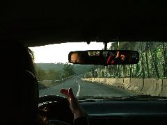 R&uuml;ckfahrt durch die H&uuml;gel bei Jerusalem