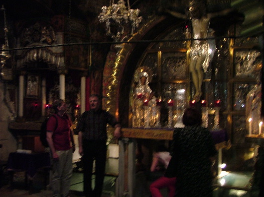 Touristen, Jesus (v.l.n.r.), Grabeskirche