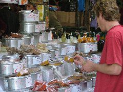 Gew&uuml;rzstand auf dem Carmel Markt