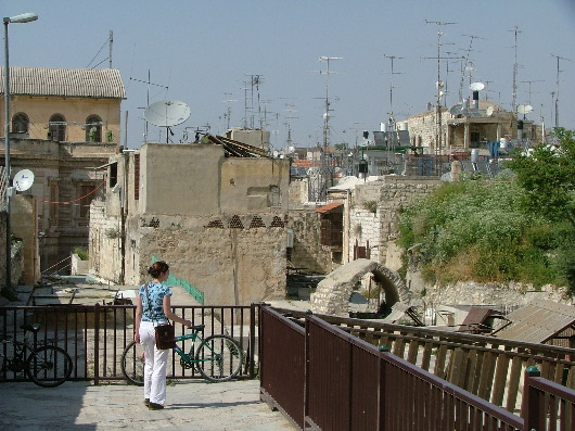 &Uuml;ber den D&auml;chern des Marktviertels