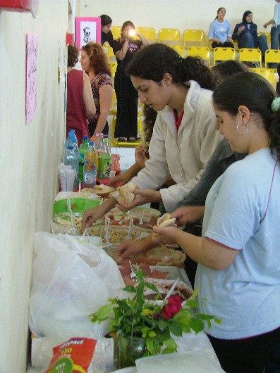 Buffet in arabischer Schule