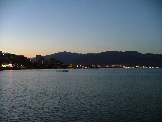 SonnenAUFgang über Eilat (Rotes Meer)