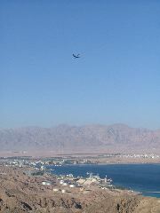 Landeanflug auf Eilat