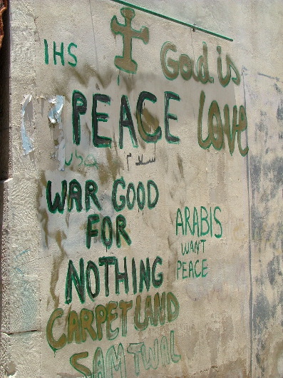 Auch Arabis want peace